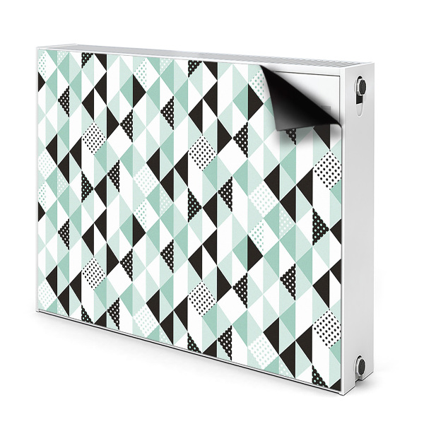 Magnetic radiator mat Geometric pattern