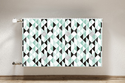 Magnetic radiator mat Geometric pattern