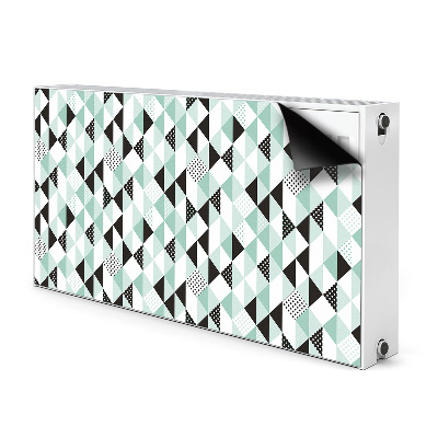 Magnetic radiator mat Geometric pattern