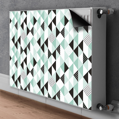 Magnetic radiator mat Geometric pattern