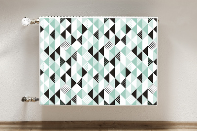 Magnetic radiator mat Geometric pattern