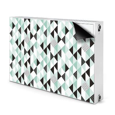 Magnetic radiator mat Geometric pattern