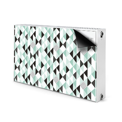 Magnetic radiator mat Geometric pattern