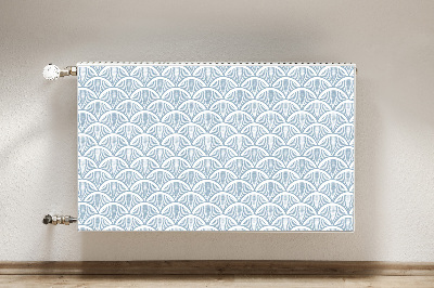 Magnetic radiator mat Fish scales pattern