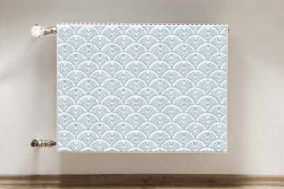 Magnetic radiator mat Fish scales pattern