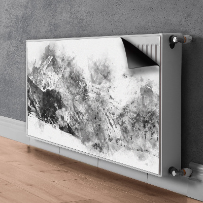 Decorative radiator cover Landscape