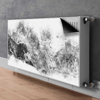 Decorative radiator cover Landscape