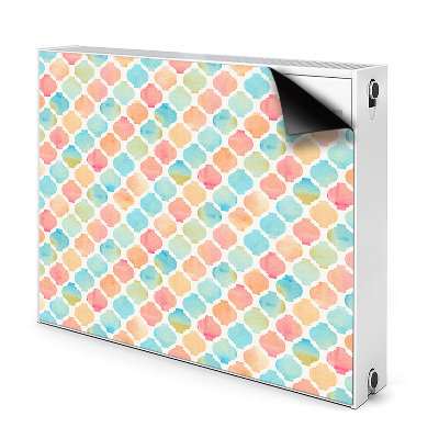 Decorative radiator cover Colorful pattern