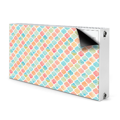 Decorative radiator cover Colorful pattern