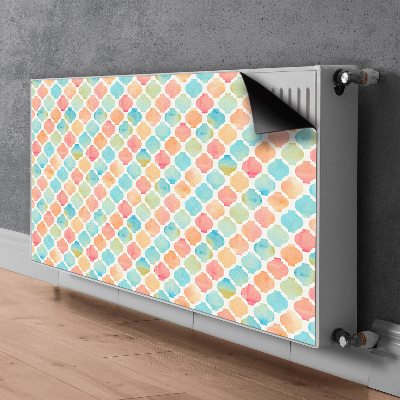 Decorative radiator cover Colorful pattern