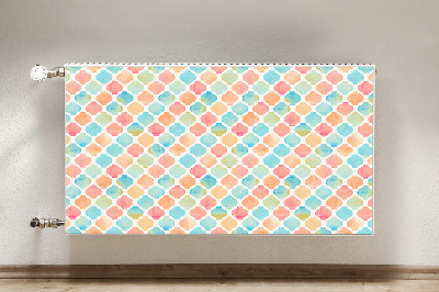 Decorative radiator cover Colorful pattern