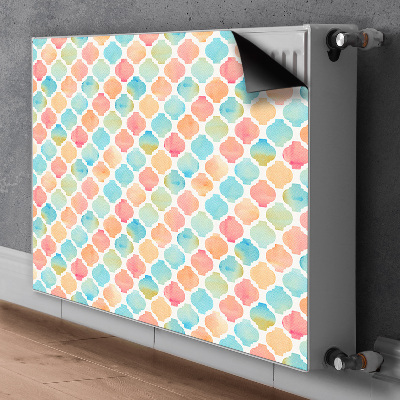 Decorative radiator cover Colorful pattern