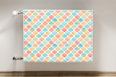 Decorative radiator cover Colorful pattern