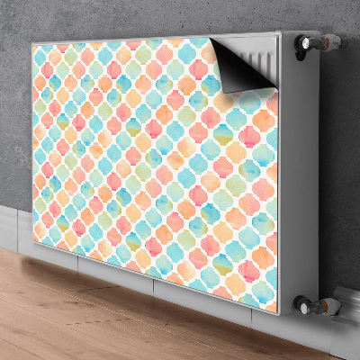 Decorative radiator cover Colorful pattern