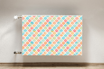 Decorative radiator cover Colorful pattern