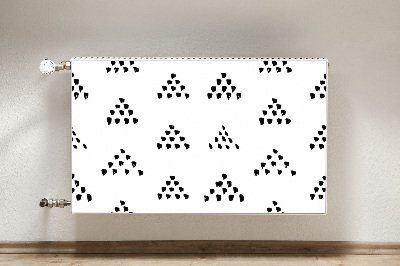 Decorative radiator cover Scandinavian style