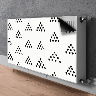 Decorative radiator cover Scandinavian style