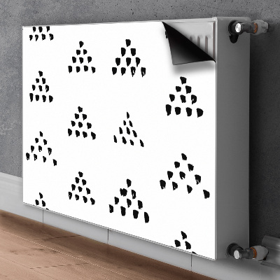 Decorative radiator cover Scandinavian style