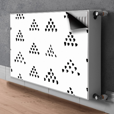 Decorative radiator cover Scandinavian style