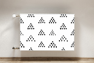 Decorative radiator cover Scandinavian style