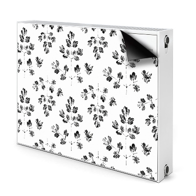 Radiator cover Black and white pattern