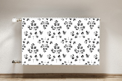 Radiator cover Black and white pattern