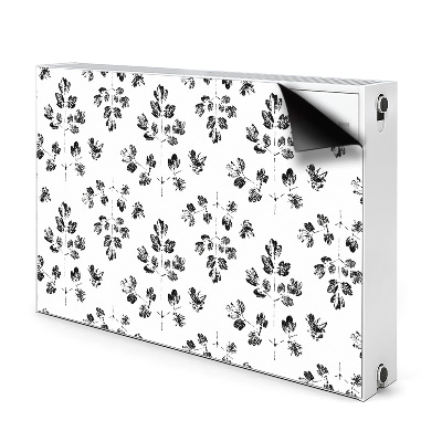 Radiator cover Black and white pattern