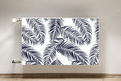 Decorative radiator cover Tropical palm