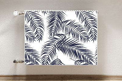 Decorative radiator cover Tropical palm