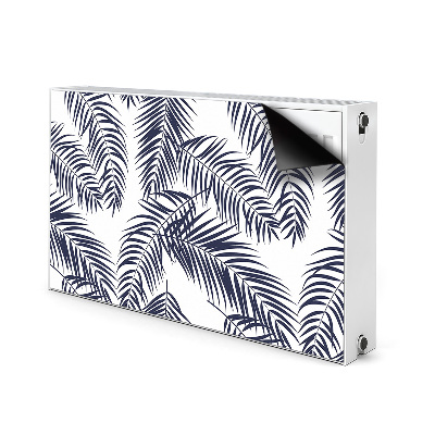 Decorative radiator cover Tropical palm