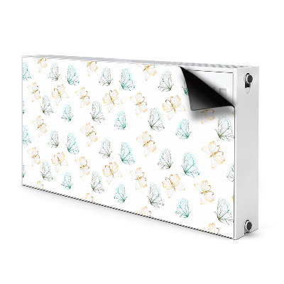 Magnetic radiator cover Butterflies