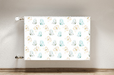 Magnetic radiator cover Butterflies