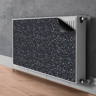 Decorative radiator cover Constellations galaxy