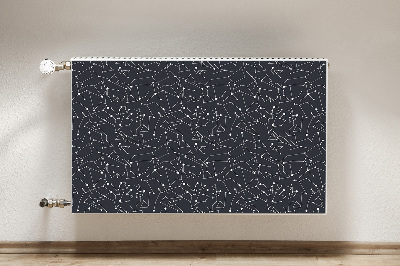 Decorative radiator cover Constellations galaxy