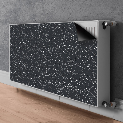 Decorative radiator cover Constellations galaxy