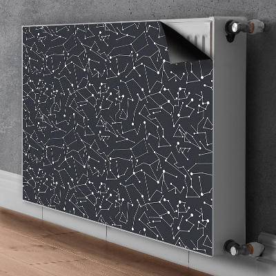 Decorative radiator cover Constellations galaxy