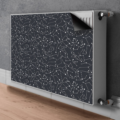 Decorative radiator cover Constellations galaxy