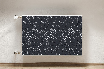 Decorative radiator cover Constellations galaxy