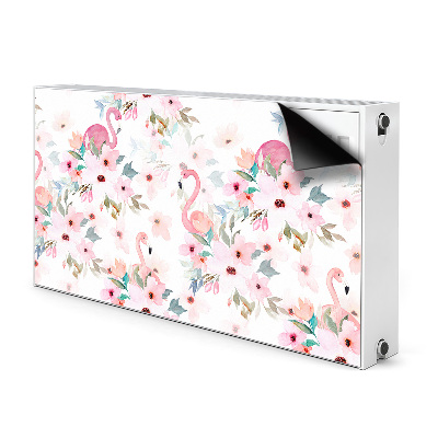 Magnetic radiator mat Flamings Flowers