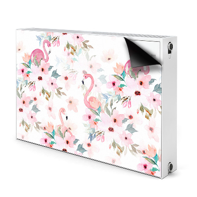 Magnetic radiator mat Flamings Flowers