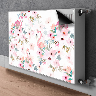 Magnetic radiator mat Flamings Flowers