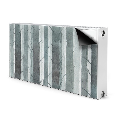 Magnetic radiator mat 3D strip pattern