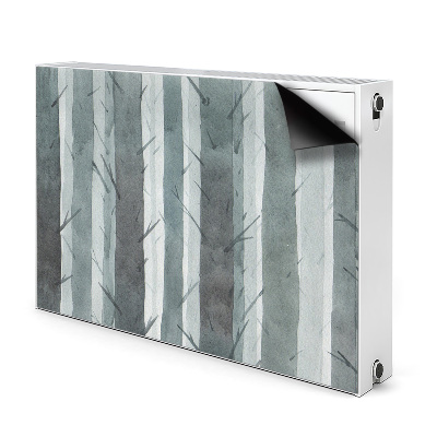 Magnetic radiator mat 3D strip pattern