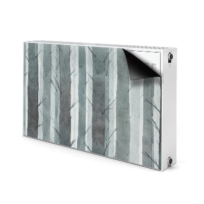 Magnetic radiator mat 3D strip pattern