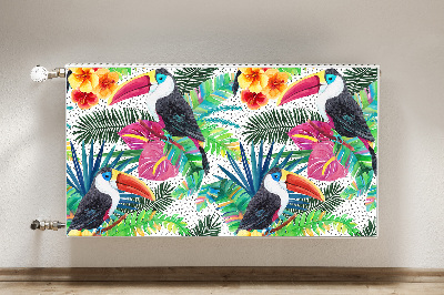 Magnetic radiator mat Toucan