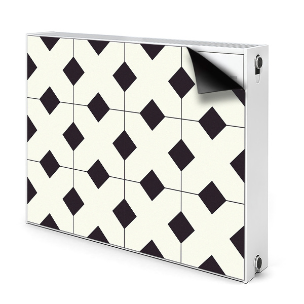 Magnetic radiator mat Geometric pattern