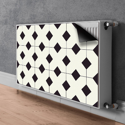 Magnetic radiator mat Geometric pattern