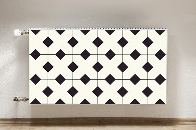 Magnetic radiator mat Geometric pattern