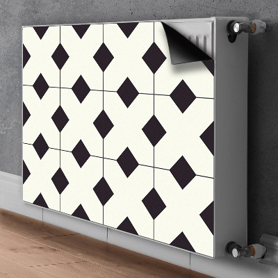 Magnetic radiator mat Geometric pattern