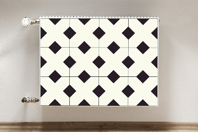 Magnetic radiator mat Geometric pattern